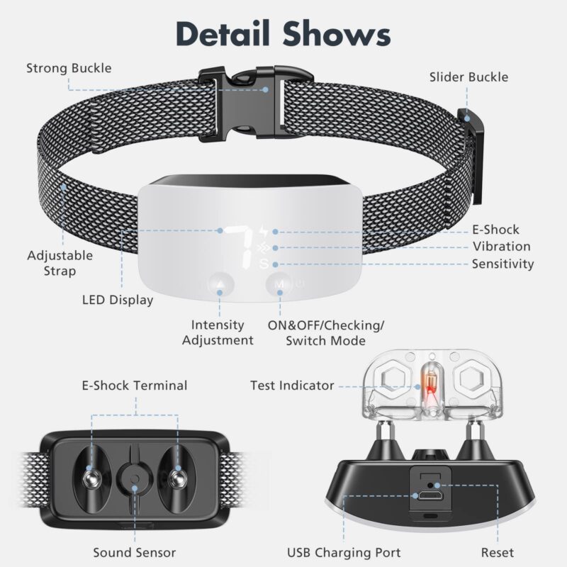 Smart Bark Collar for Large Dogs | WB001 - Image 3