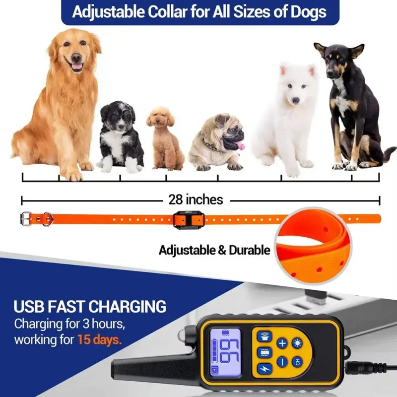 Dog Training Collar | WT880-Y2B - Image 8