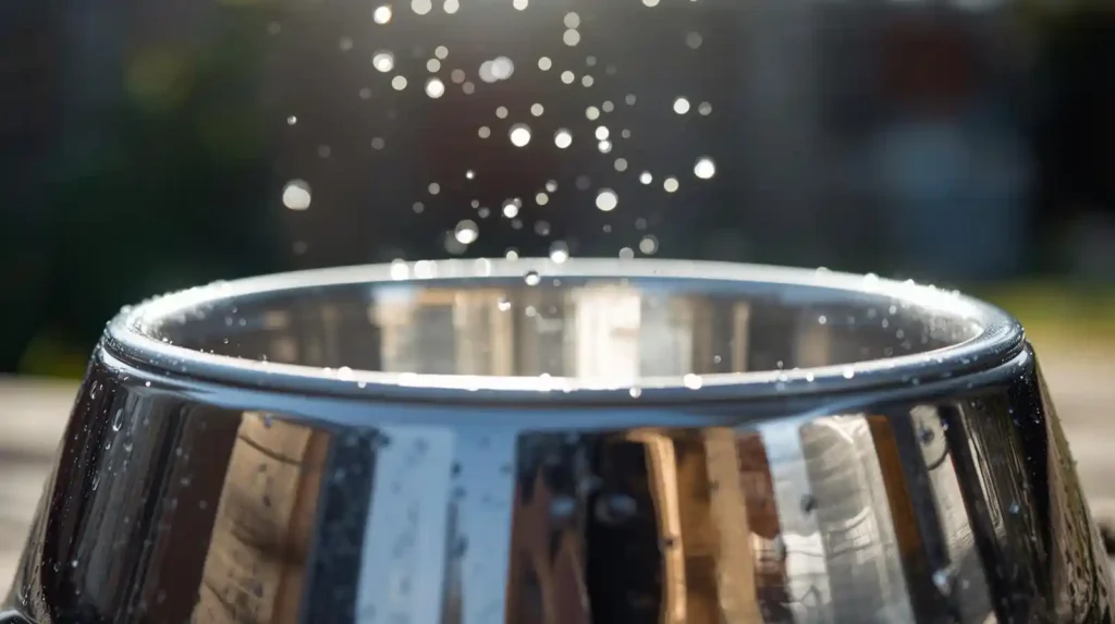 temperature effect stainless bowl
