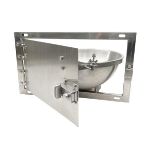 Window-style K9 Kennel Feeder